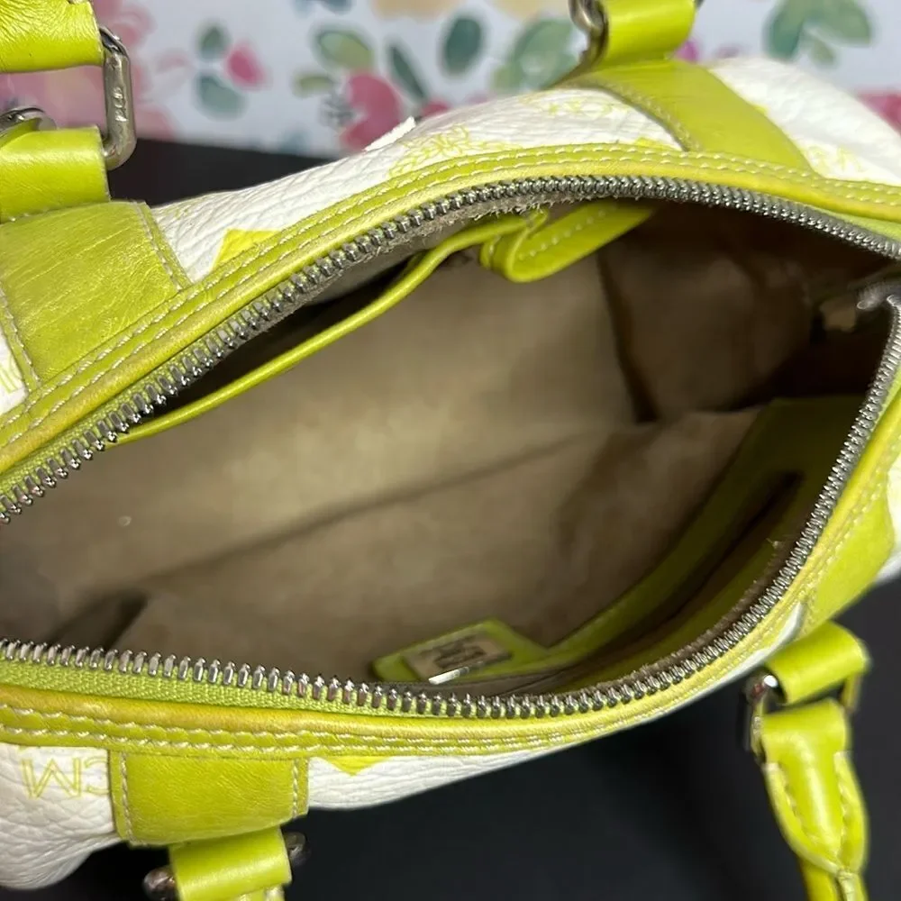 💯Authentic MCM Boston Handbag - Small🍀 - Picture 15 of 16